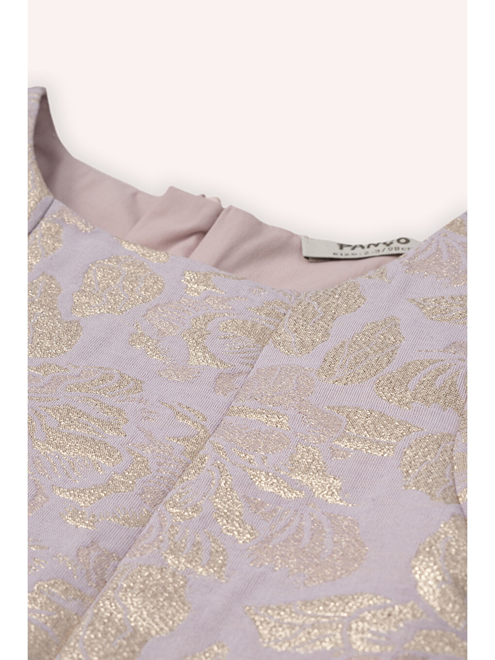 Kız Çocuk Fiyonk Detaylı Lila Abiye Elbise-1