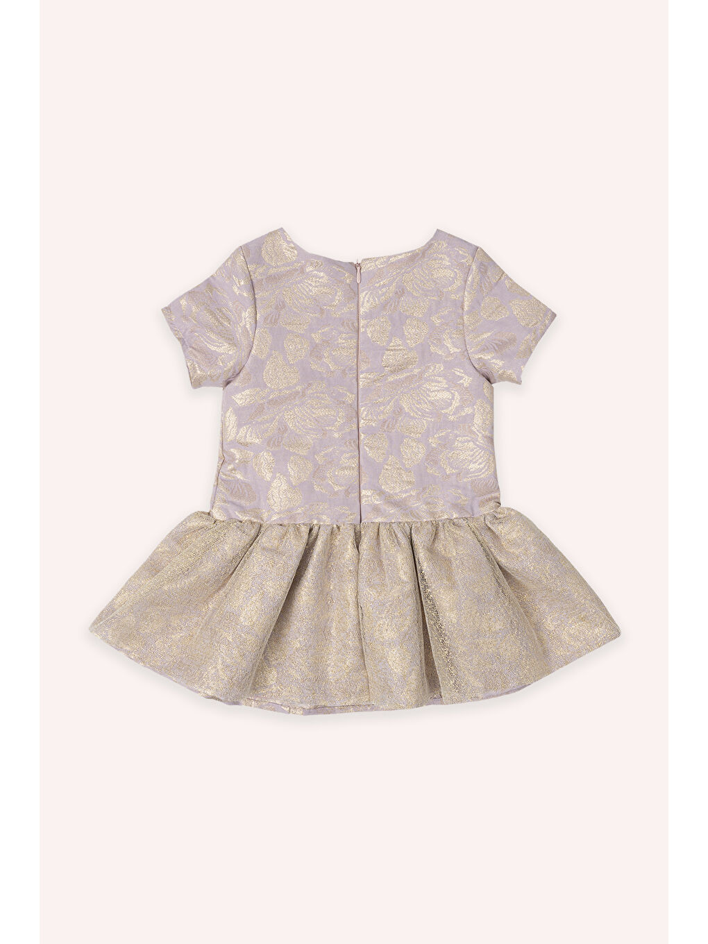 Kız Çocuk Fiyonk Detaylı Lila Abiye Elbise-2