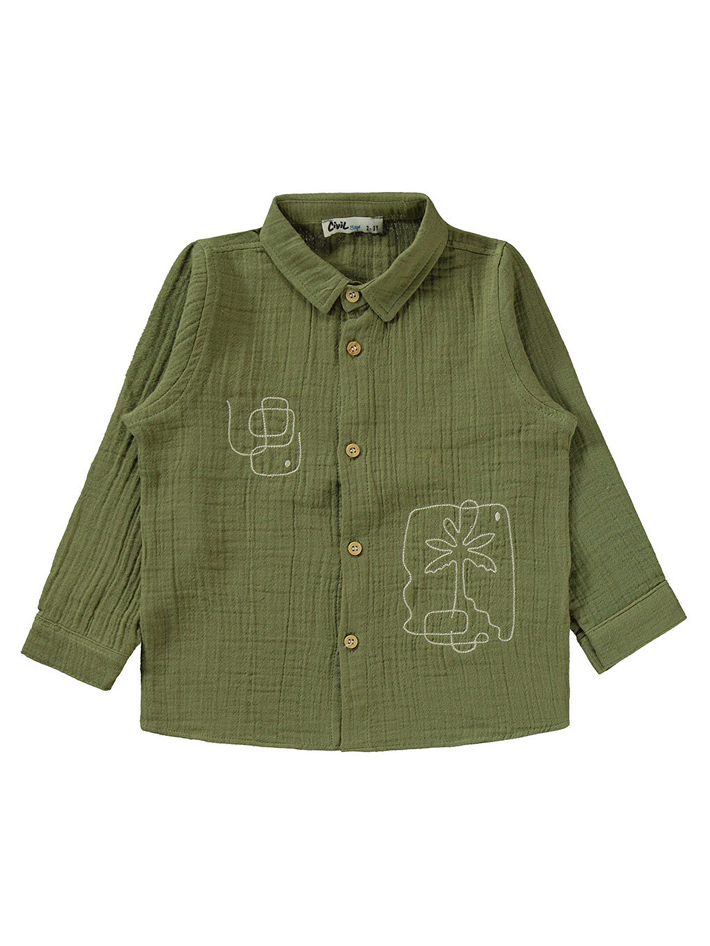 Boys Erkek Çocuk Takım 2-5 Yaş Haki-2