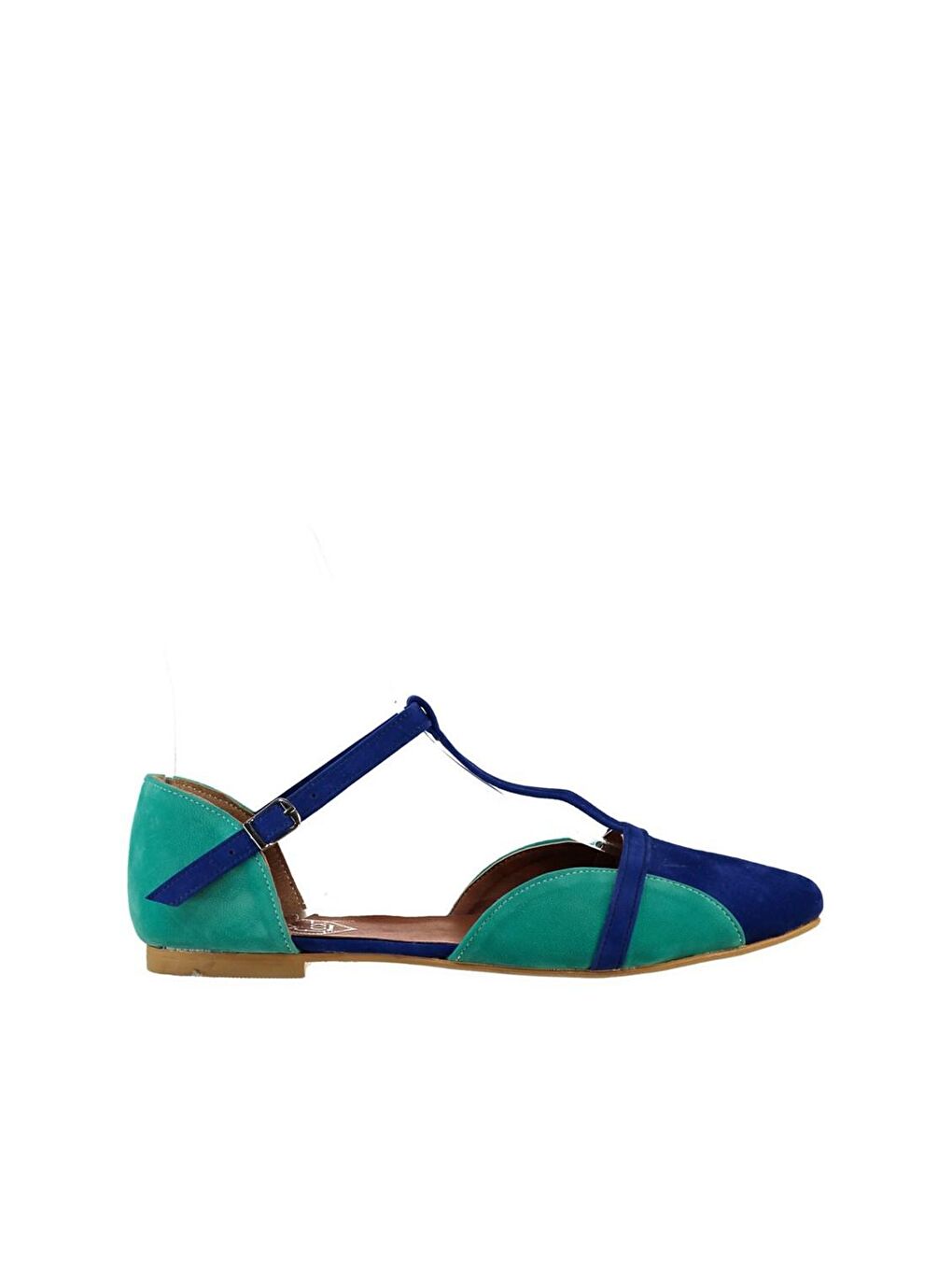 Saks Mavi/Su Yeşili Kadın Babet B726881802-1