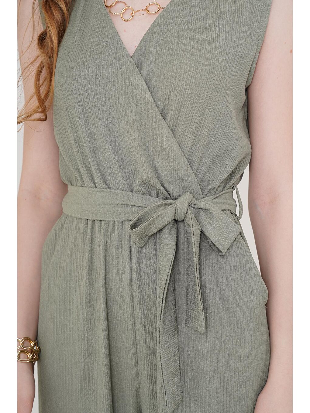 Yeşil 7021 Örme Tulum - Çağla-3