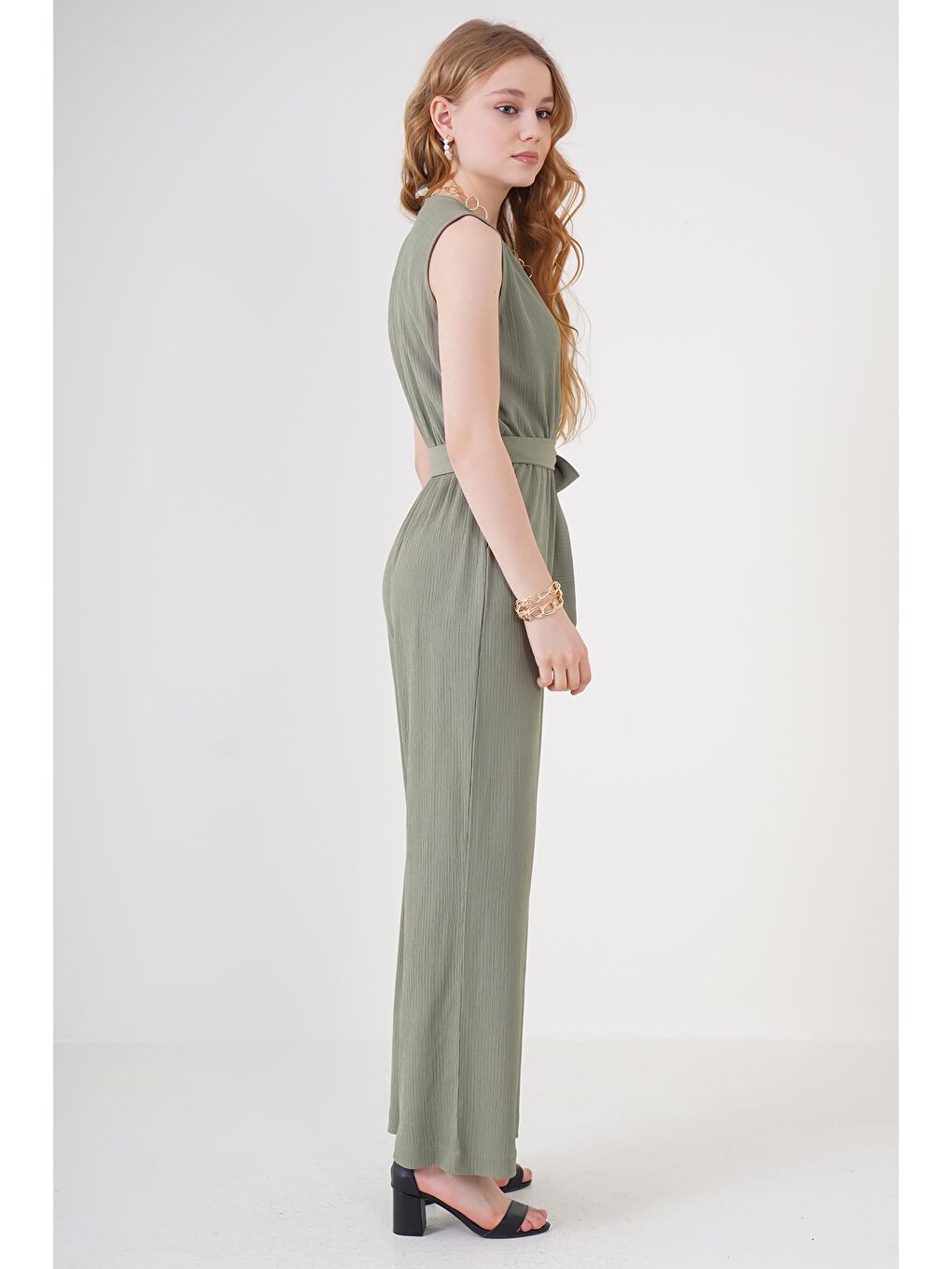 Yeşil 7021 Örme Tulum - Çağla-4