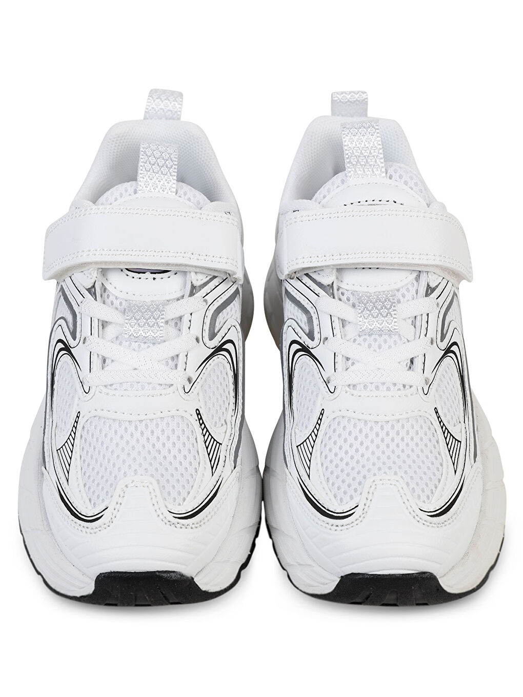 Sport Erkek Çocuk Spor Ayakkabı 31-36 Numara Beyaz-Siyah-2