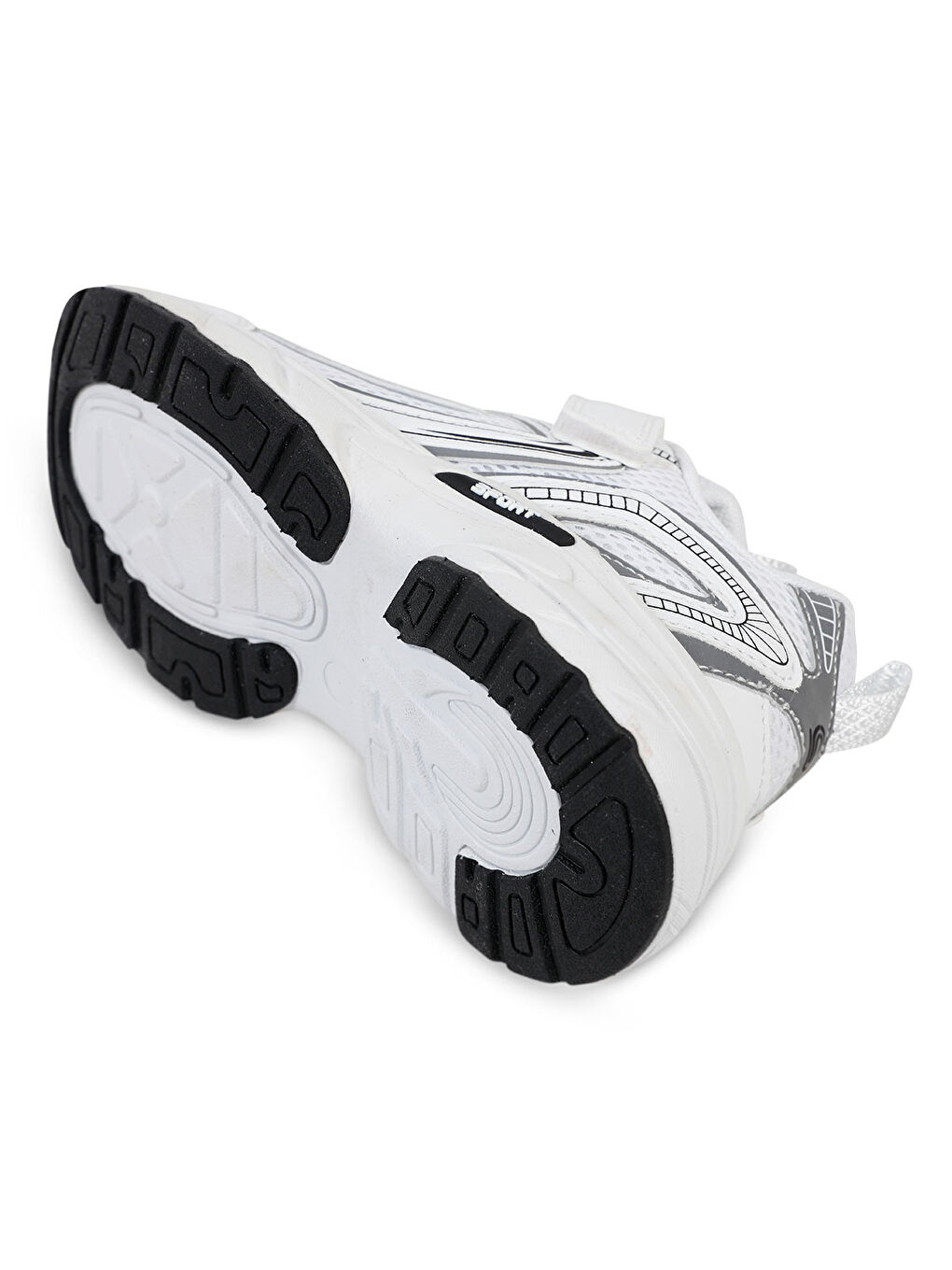 Sport Erkek Çocuk Spor Ayakkabı 31-36 Numara Beyaz-Siyah-4