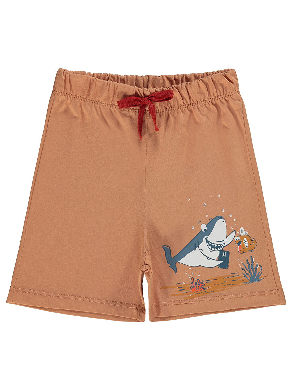 Kahverengi Boys Erkek Çocuk Şort 2-5 Yaş Kiremit