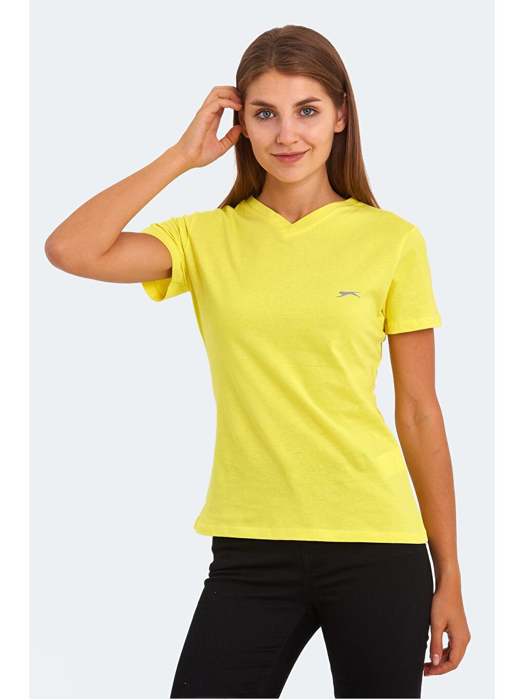 SLAZENGER Sarı KRISTEN I Kadın T-Shirt Sarı