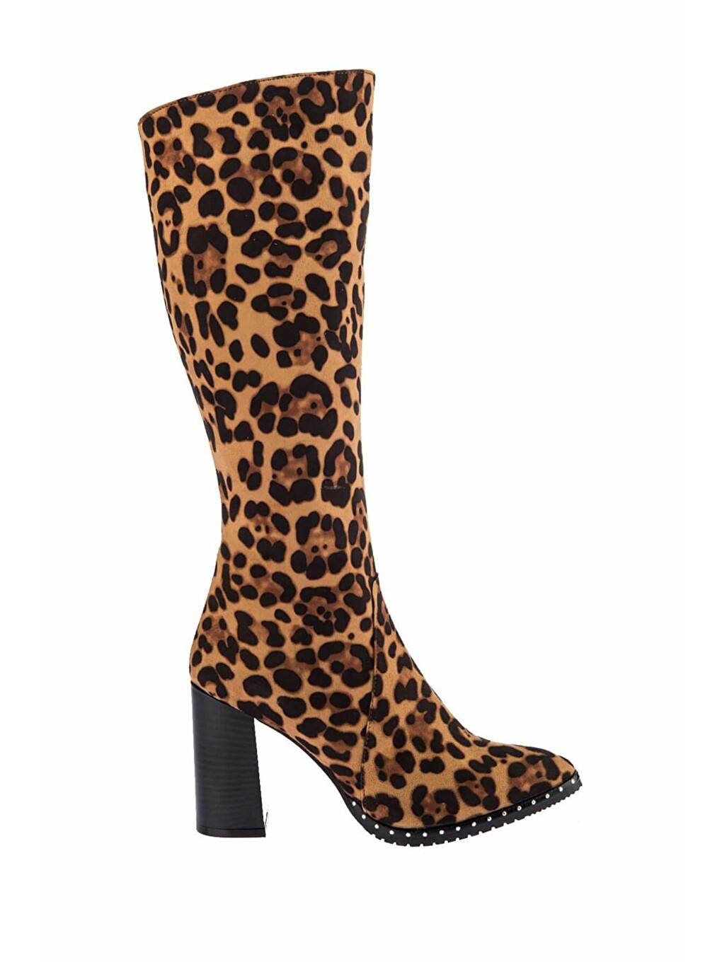 Kahverengi C654088502 Leopar Kadın Çizme-1