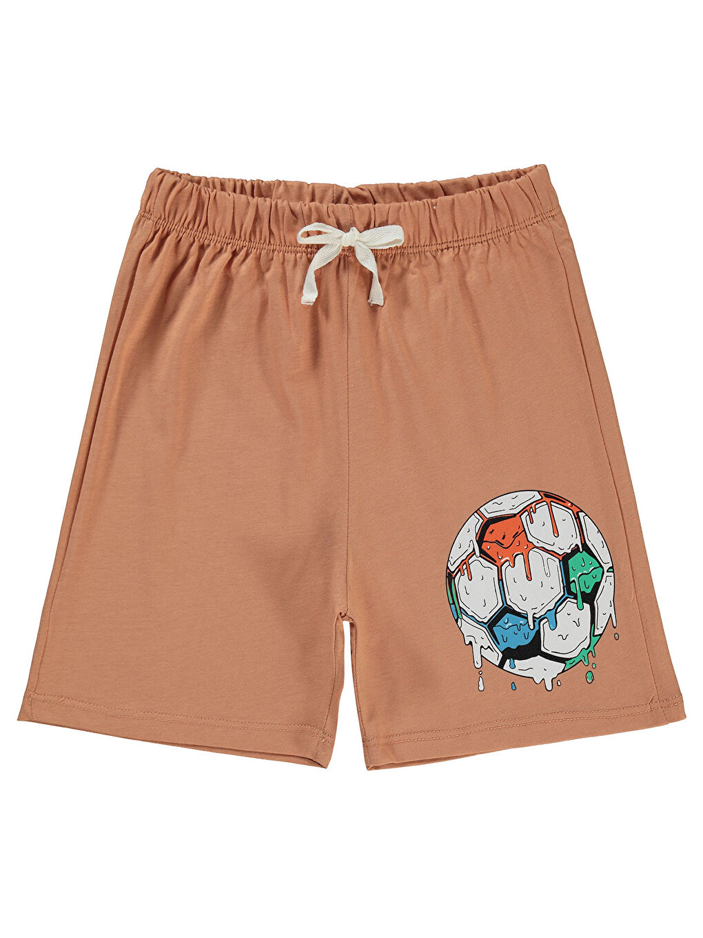 Kahverengi Boys Erkek Çocuk Şort 6-9 Yaş Kiremit