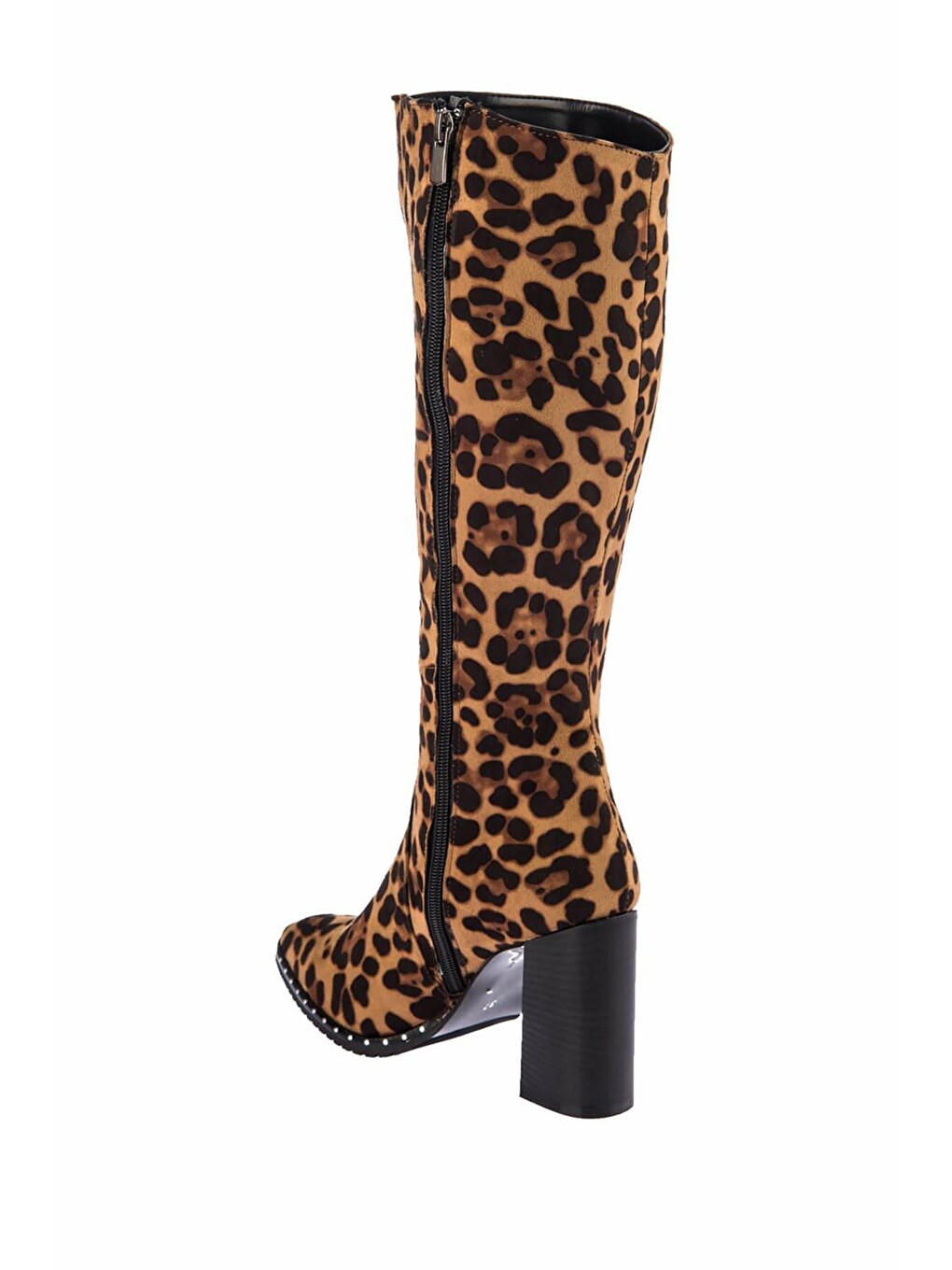 Kahverengi C654088502 Leopar Kadın Çizme-3