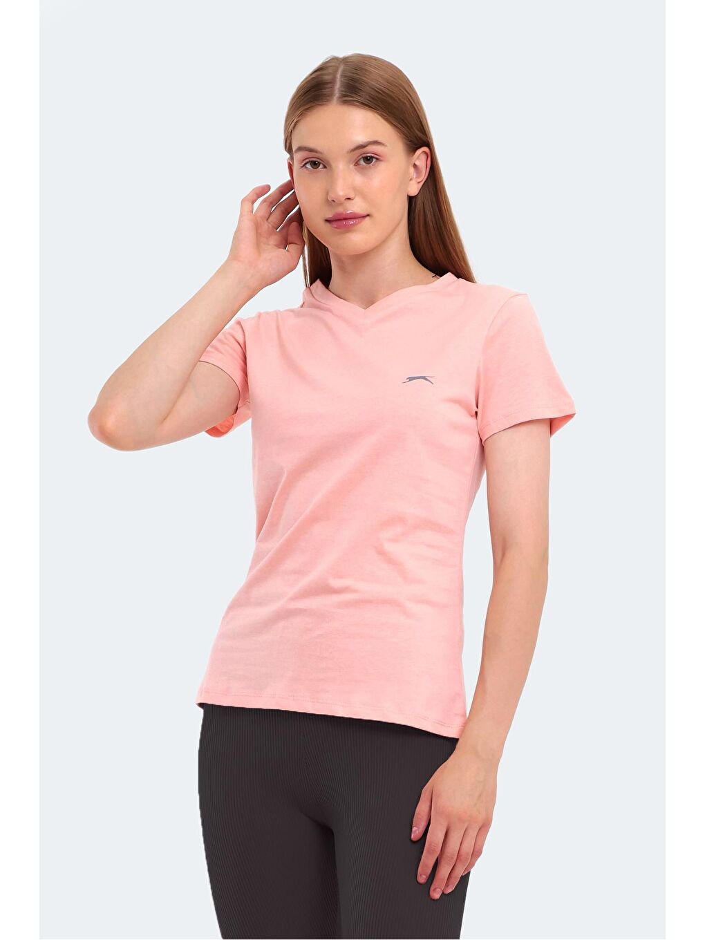 Pembe KRISTEN I Kadın Tişört Somon-2