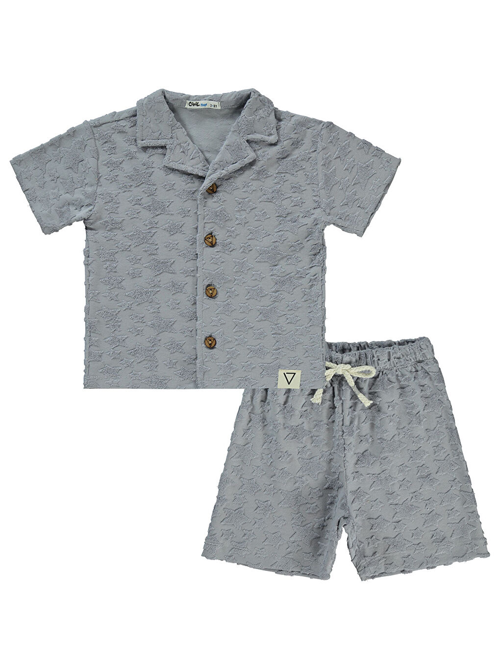 Boys Erkek Çocuk Takım 2-5 Yaş Gri