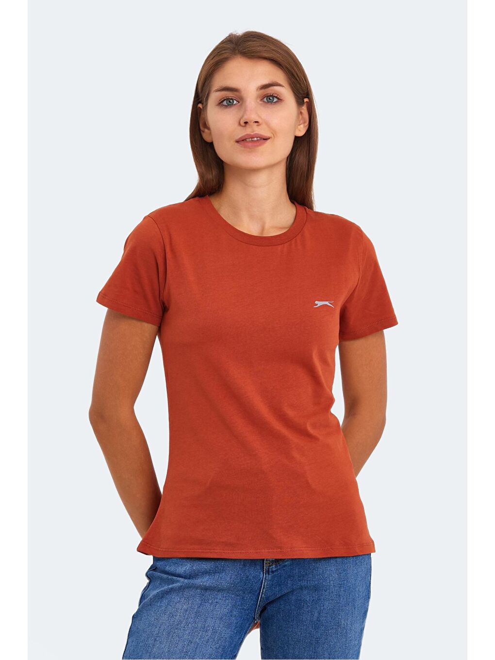 Kahverengi KORNELI I Kadın Tişört Kiremit-3