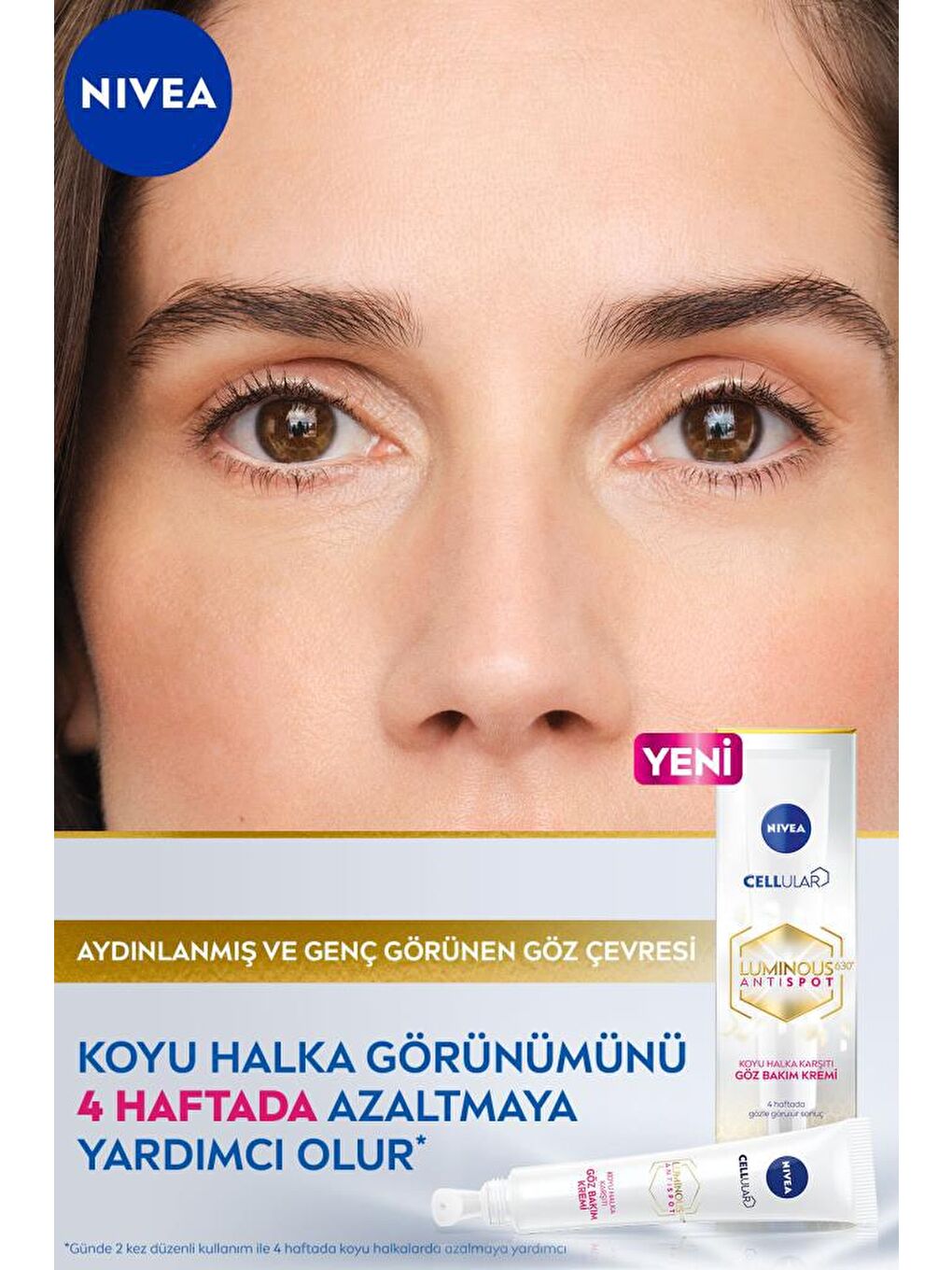 NIVEA Şeffaf Luminous630 Aydınlatıcı Ve Koyu Leke Karşıtı Göz Bakım Kremi 15 ml - 2