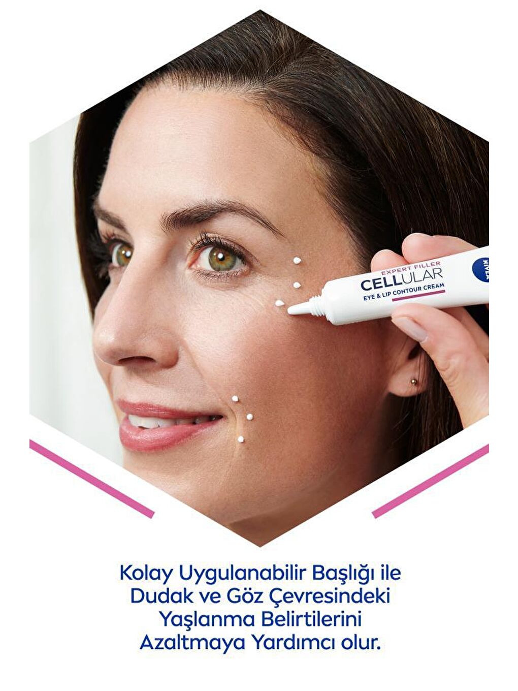 NIVEA Cellular Expert Filler Yaşlanma Karşıtı Göz Bakım Kremi 15 ml, Hyaluronik Asit Ve Folik Asit - 1