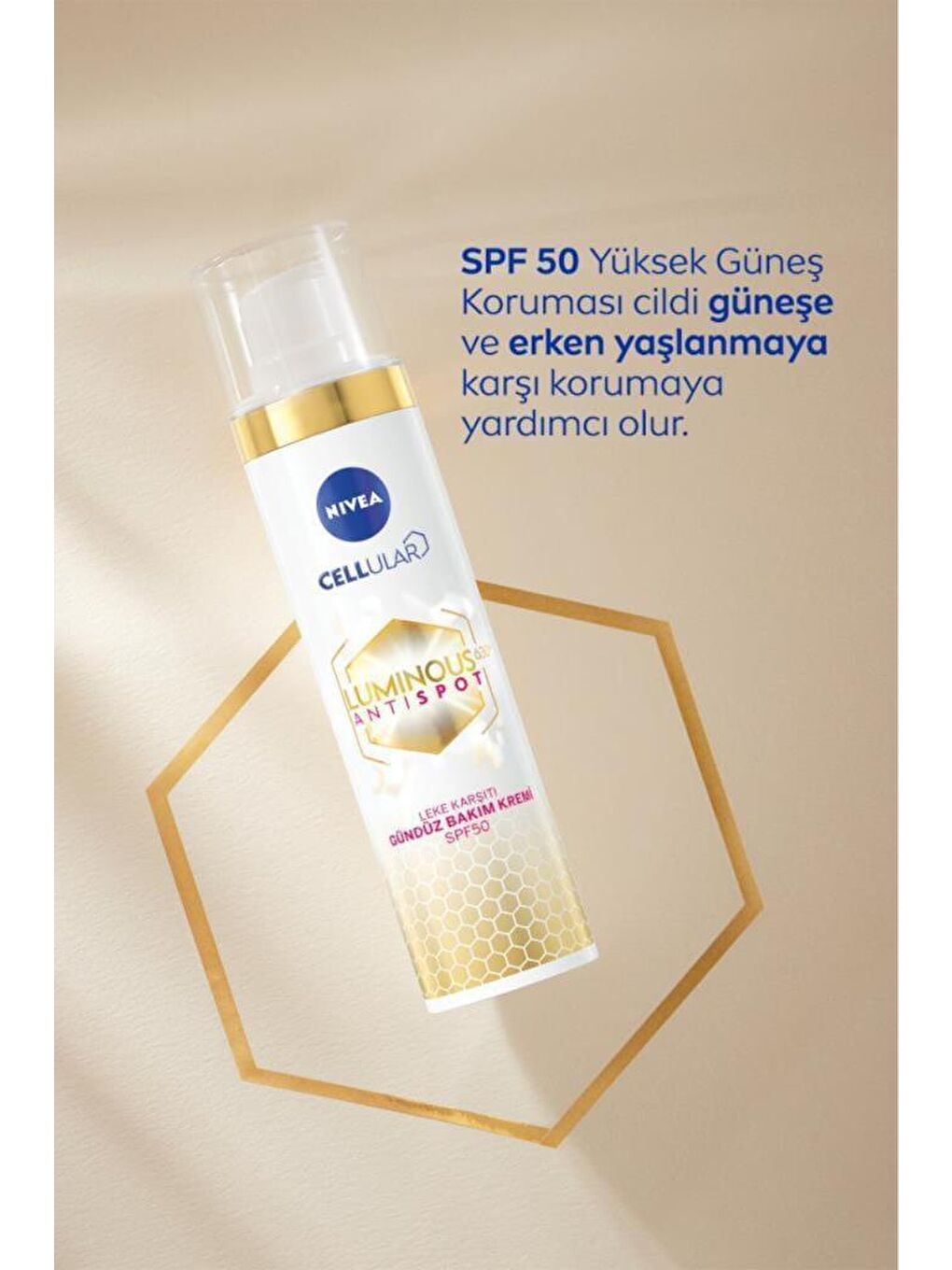 NIVEA Şeffaf Luminous630 Yüksek Güneş Korumalı Leke Karşıtı Spf50 Gündüz Yüz Kremi 40 ml Ve Göz Kremi - 4