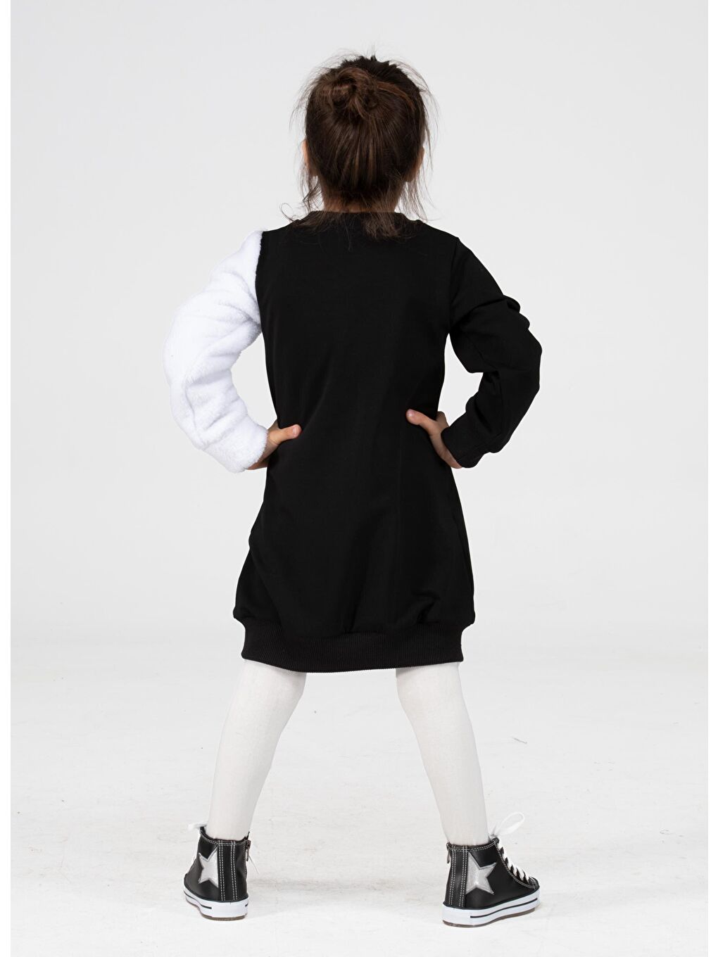 Siyah Ayı Balon Elbise-1