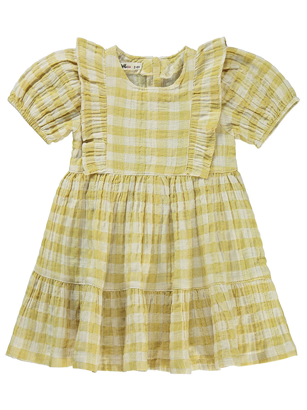Girls Kız Çocuk Elbise 2-5 Yaş Sarı