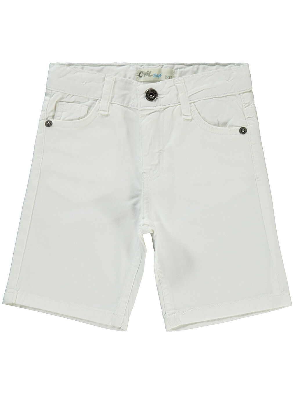 Boys Erkek Çocuk Kapri 2-5 Yaş Beyaz