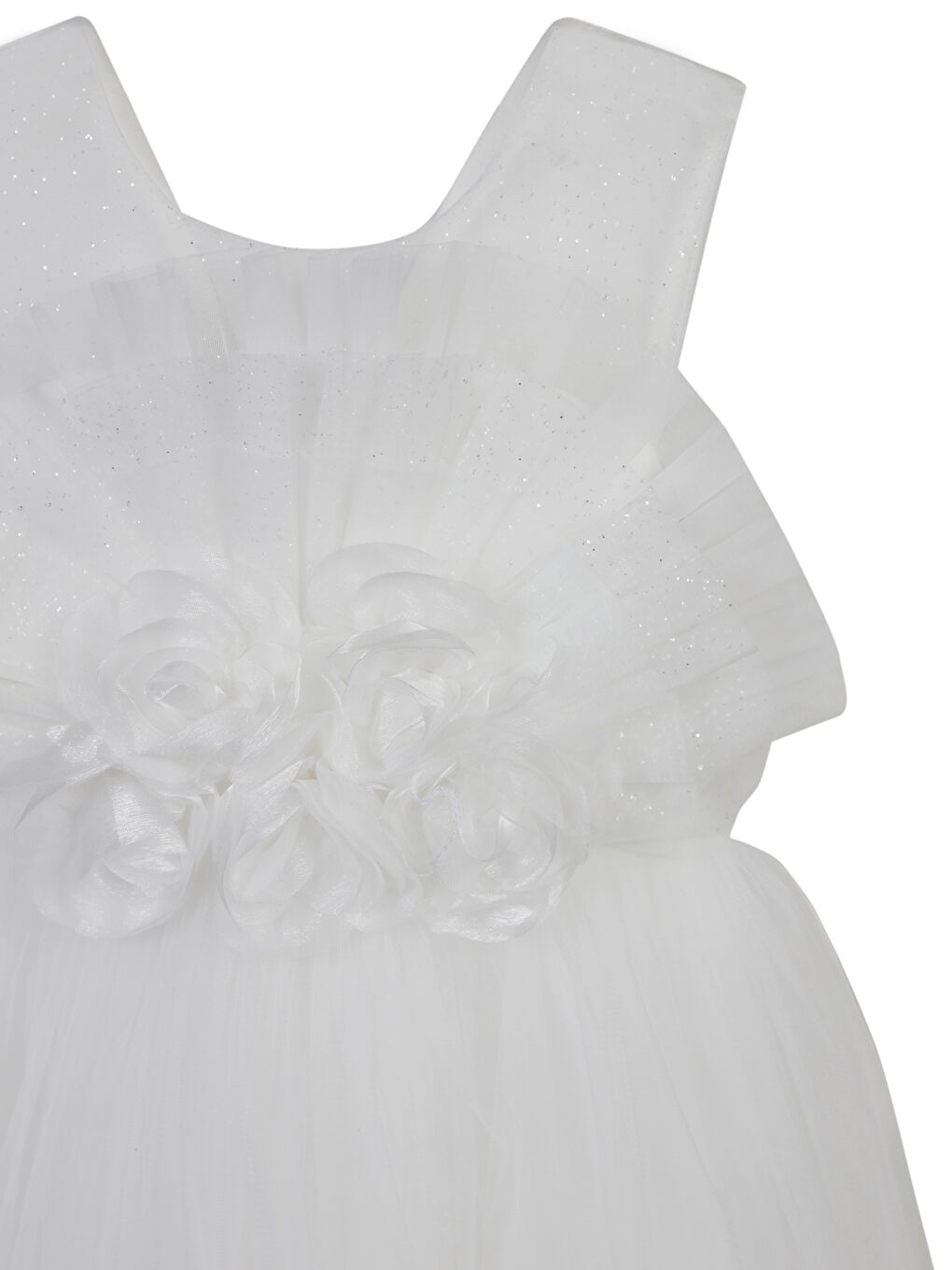 Girls Kız Çocuk Abiye 6-9 Yaş Kırık Beyaz-2