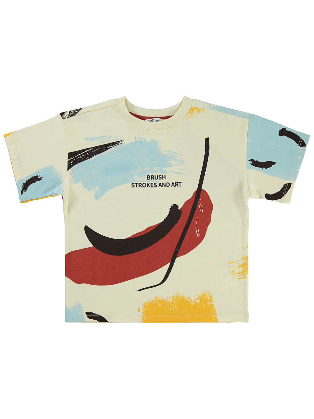 Turuncu Boys Erkek Çocuk Tişört 10-13 Yaş Koyu Bakır-1