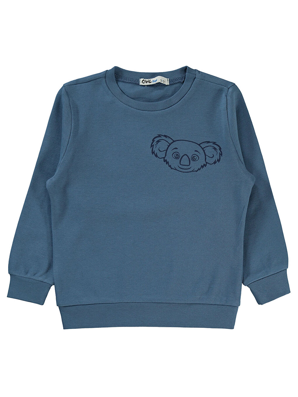 Boys Erkek Çocuk Sweatshirt 2-5 Yaş İndigo