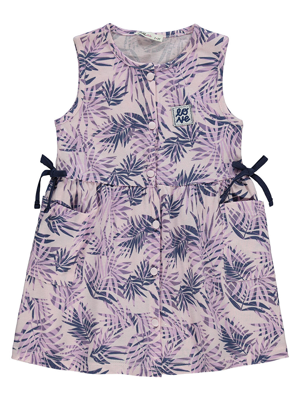 Girls Kız Çocuk Elbise 2-5 Yaş Lila