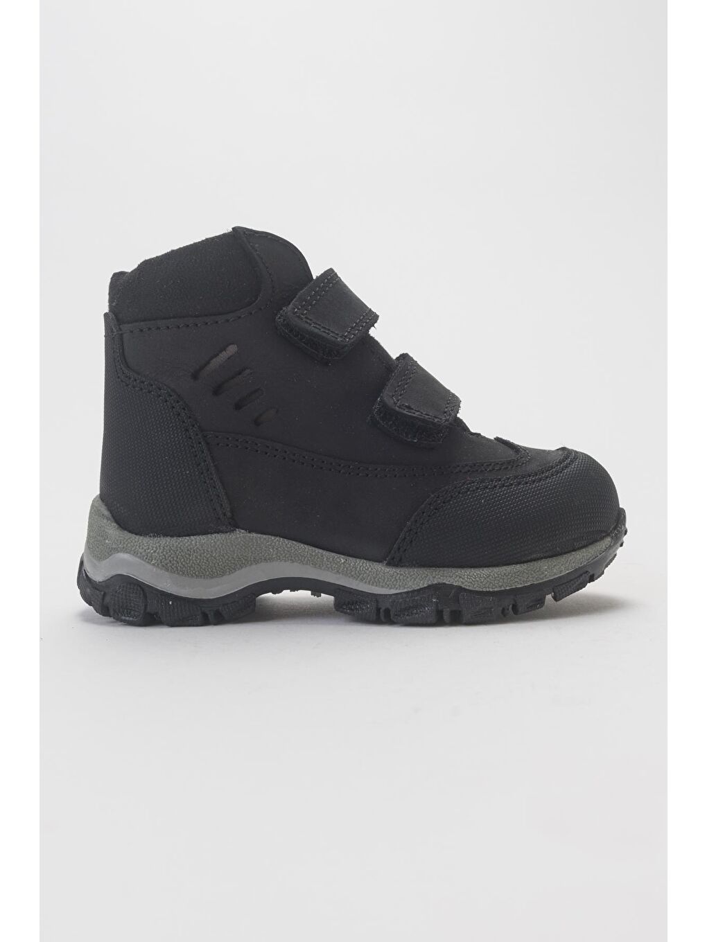Erkek Çocuk Siyah Hakiki Deri Anatomik Trekking Bot-3