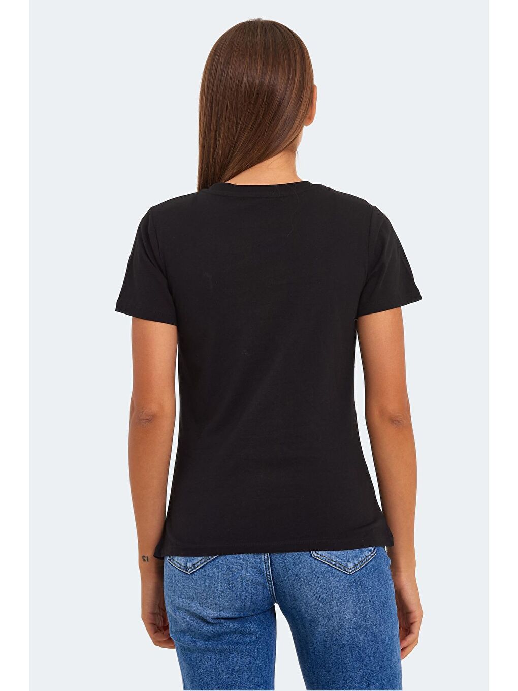 KORNELI I Kadın Tişört Siyah-1