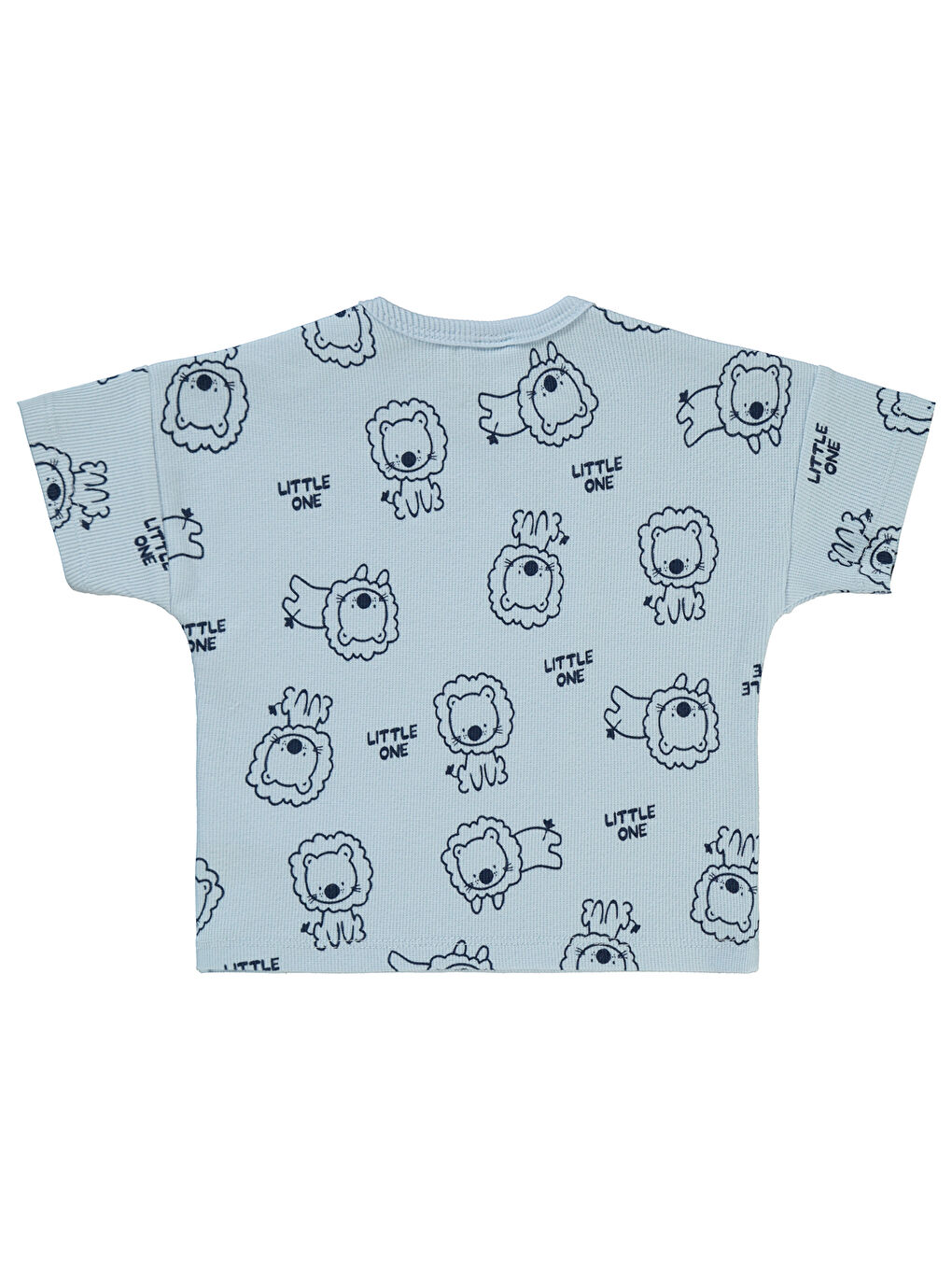 Baby Erkek Bebek Tişört 6-18 Ay Açık Mavi-1