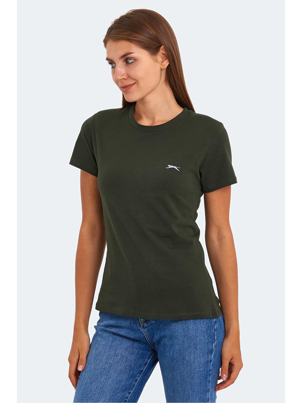 KORNELI I Kadın Haki Tişört-2