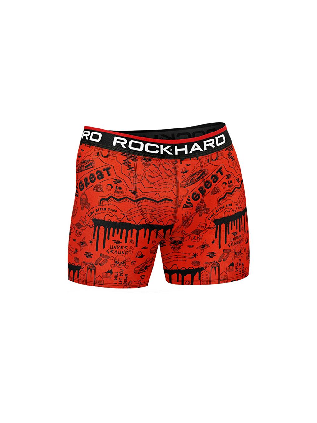 Karışık Erkek Baskılı Boxer 5'Li Paket-5