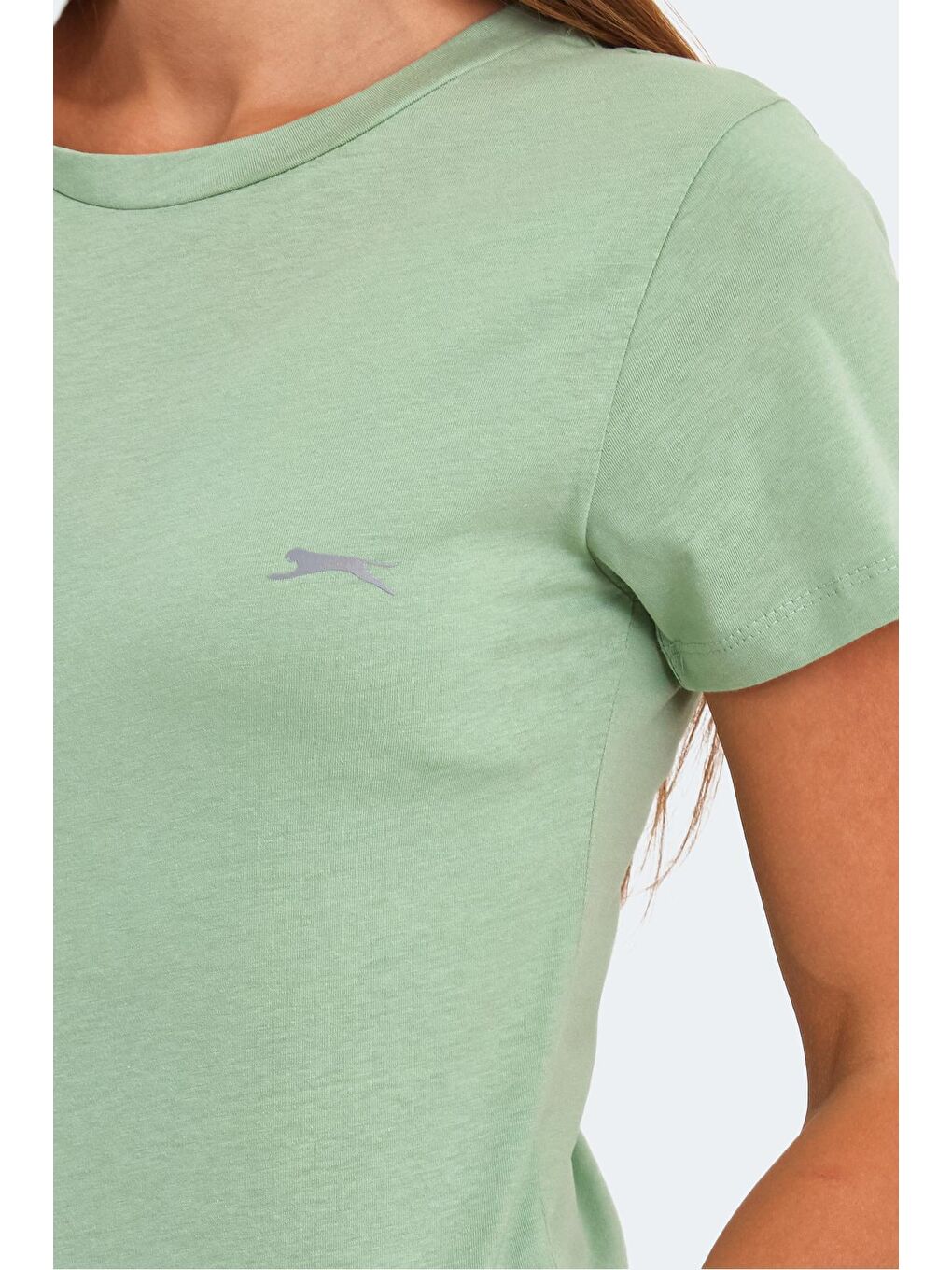 KORNELI I Kadın Tişört Açık Yeşil-4