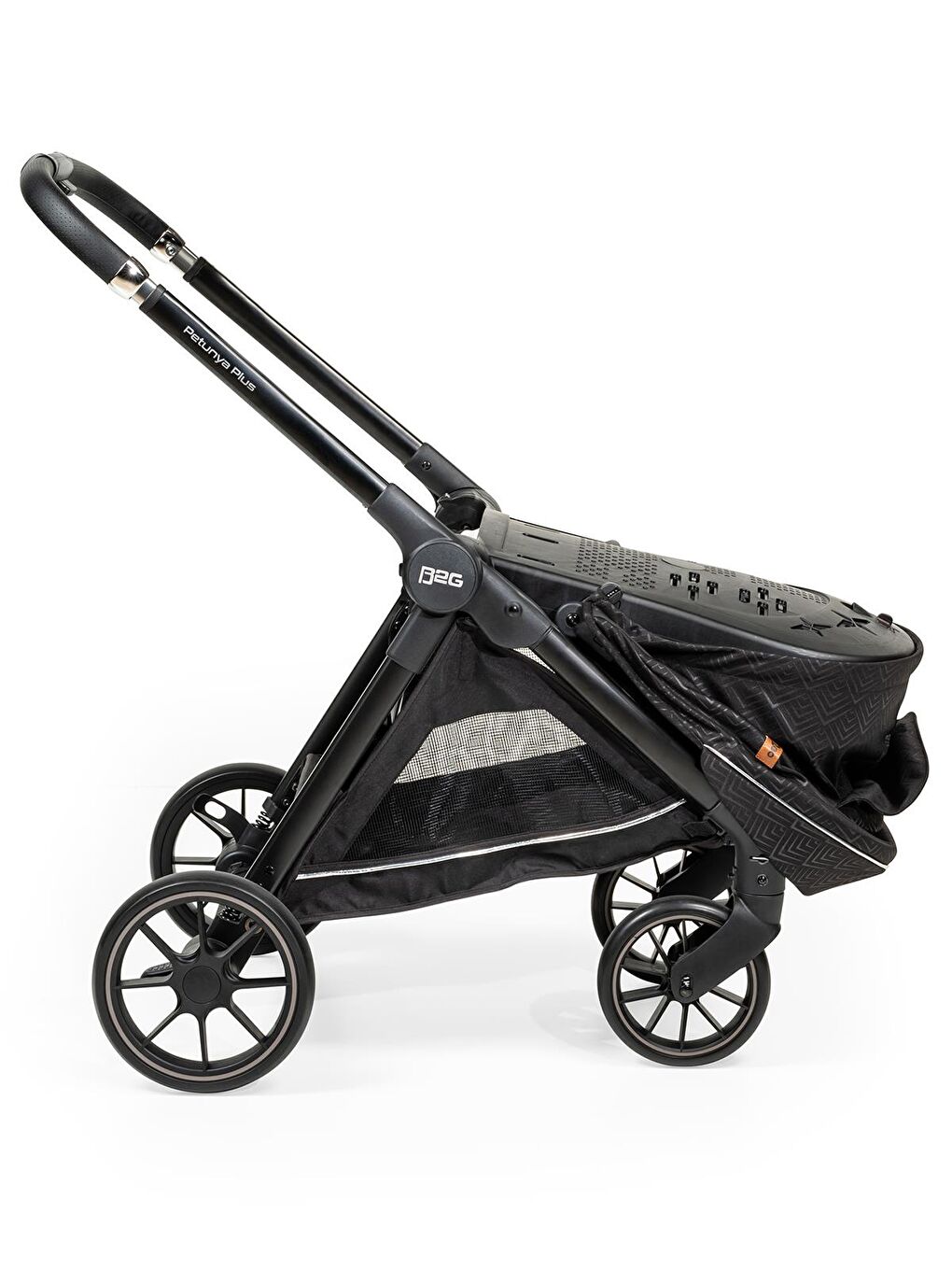 Petunya Plus Travel Sistem Bebek Arabası - Siyah Standart-3