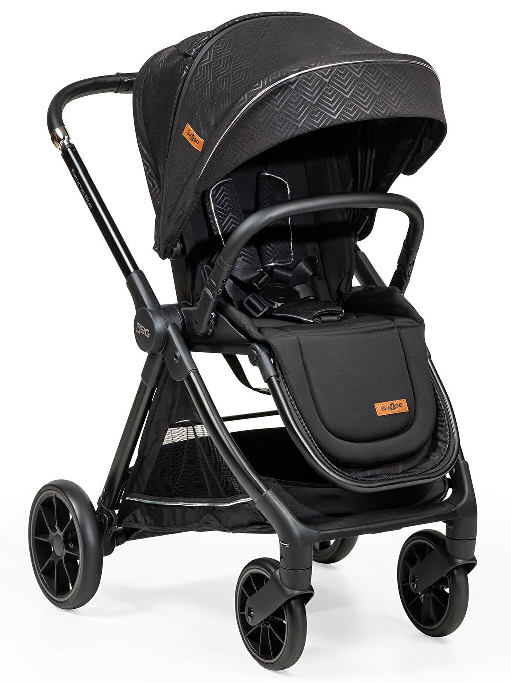 Petunya Plus Travel Sistem Bebek Arabası - Siyah Standart-11