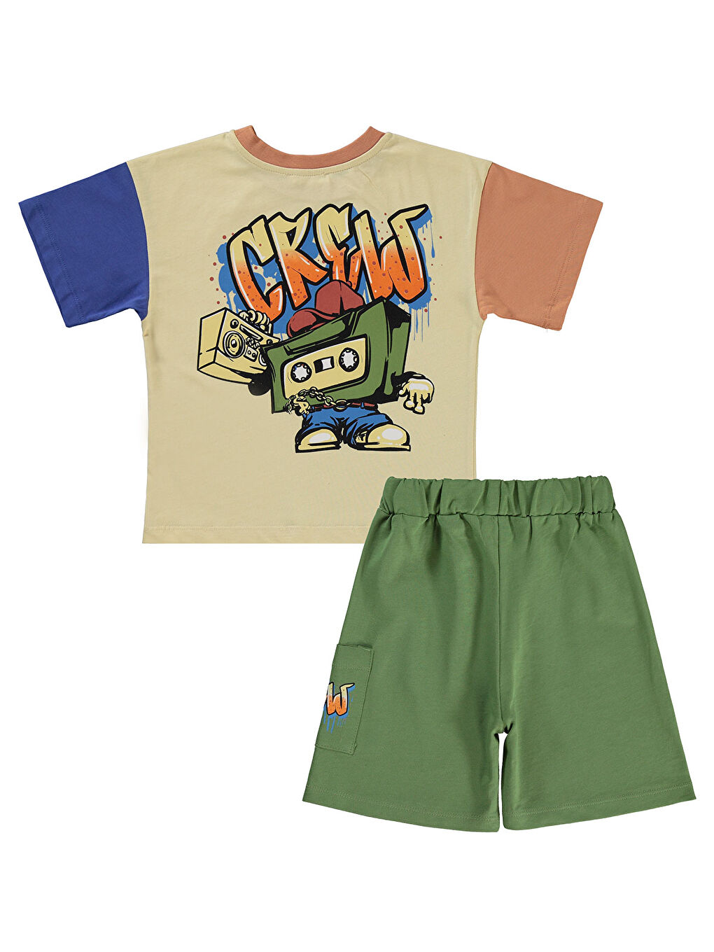 Boys Erkek Çocuk Takım 2-5 Yaş Haki-1