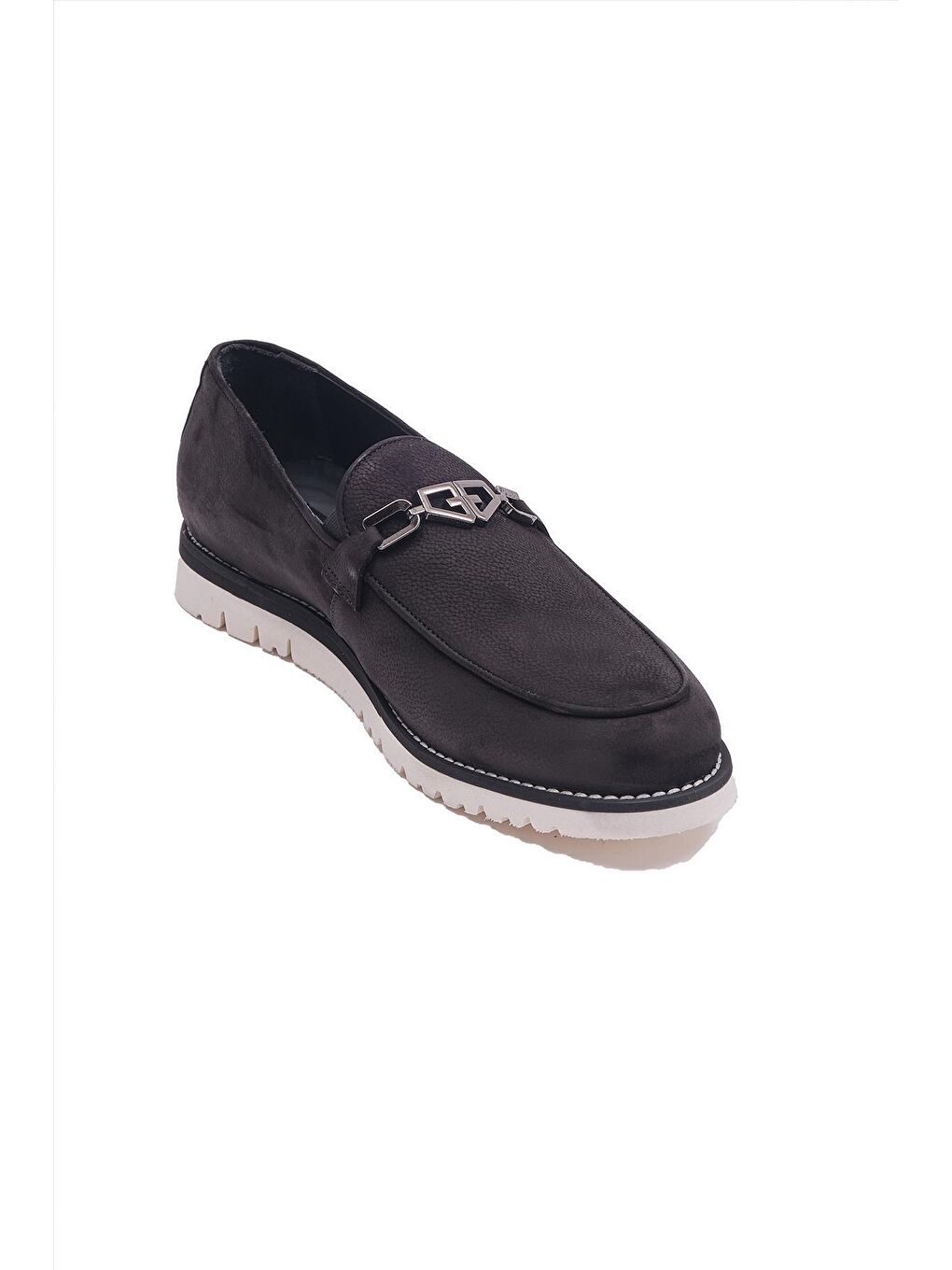 Siyah Tulpar Hakiki Hakiki Nubuk Deri Klasik Makosen Ayakkabı Erkek-2