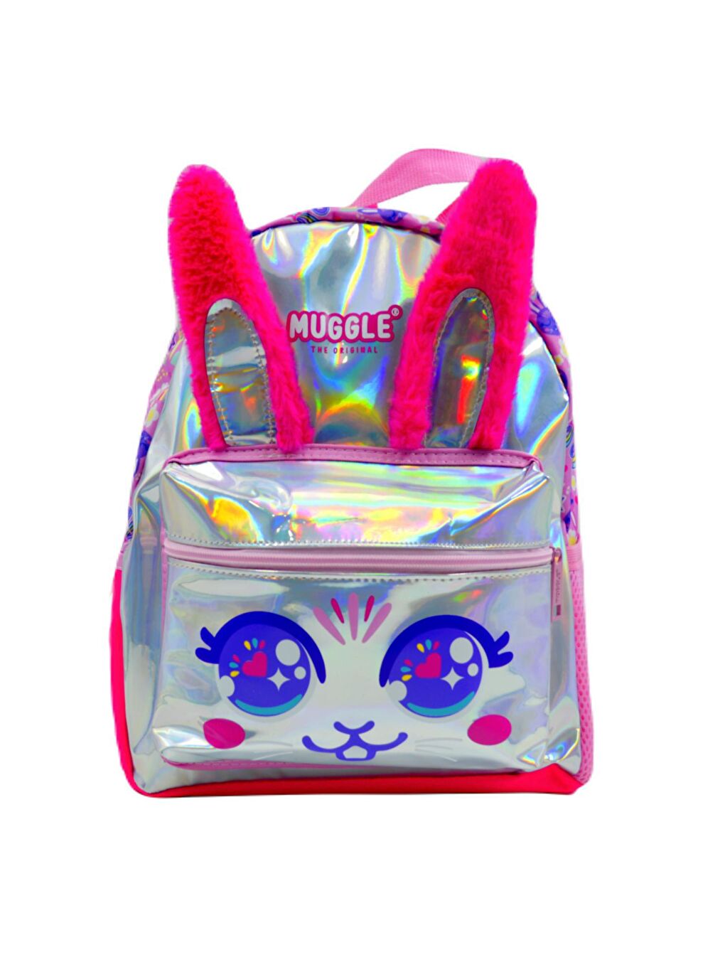 2 Bölmeli Bunny Pembe Anaokulu Sırt Çantası (MU-7662)