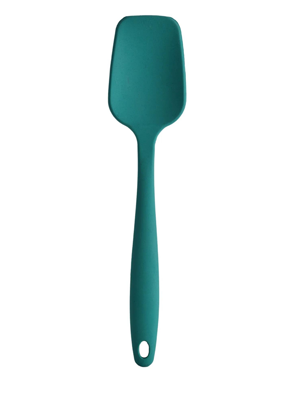 Kitchen Design Lab Büyük Boy Yanmaz Yapışmaz Silikon Düz Spatula Mavi Yeşil Antrasit 3 Lü Set - 2