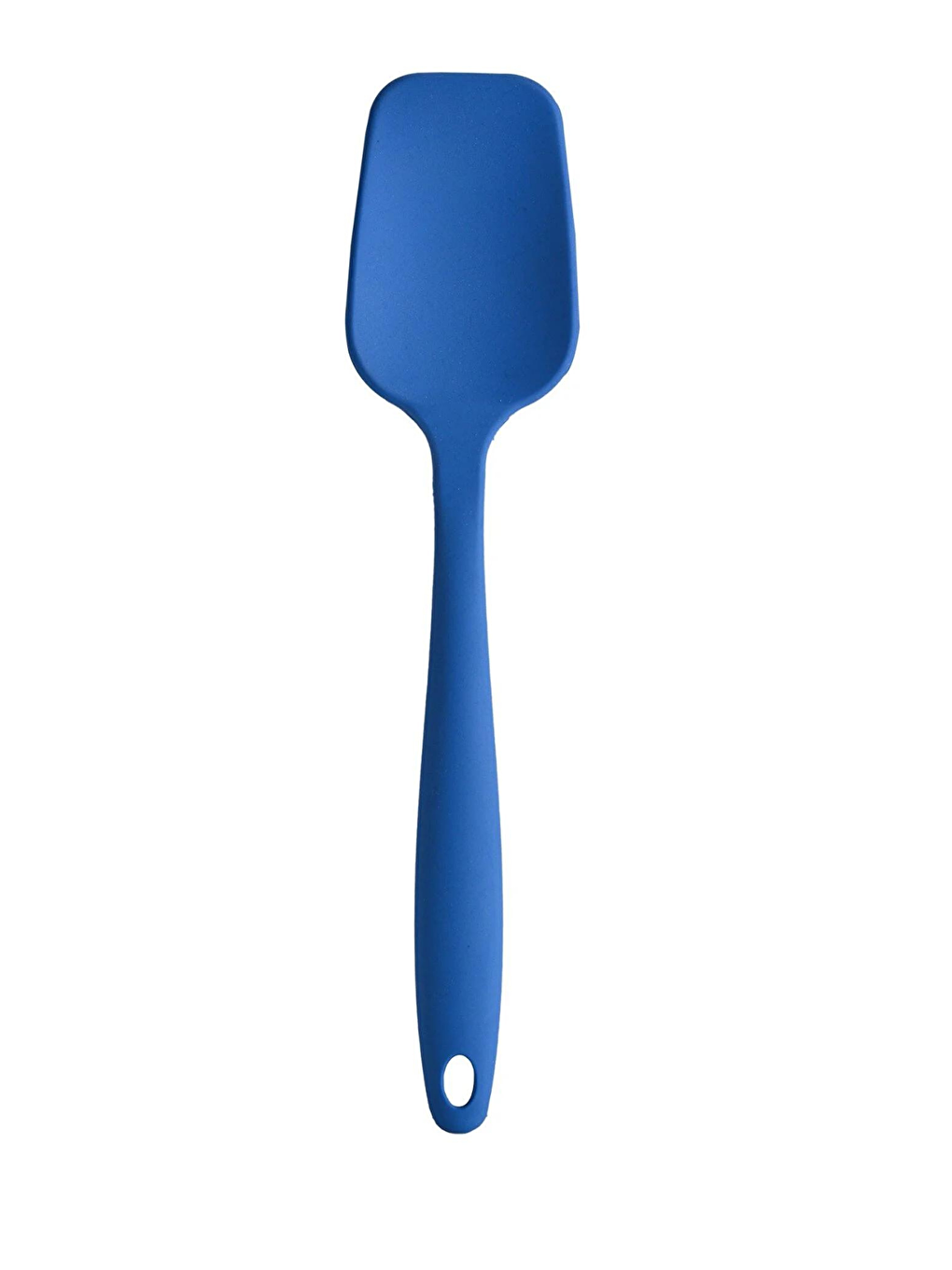 Kitchen Design Lab Büyük Boy Yanmaz Yapışmaz Silikon Düz Spatula Mavi Yeşil Antrasit 3 Lü Set - 3