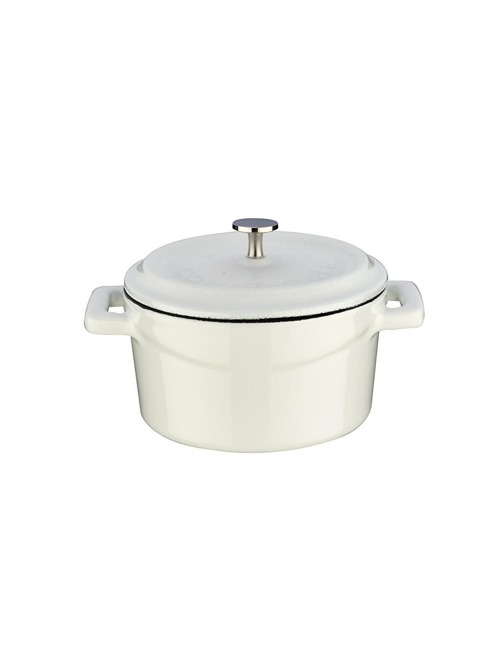 Beyaz Mini Tencere. Trendy Serisi Çap(Ø)10 cm.