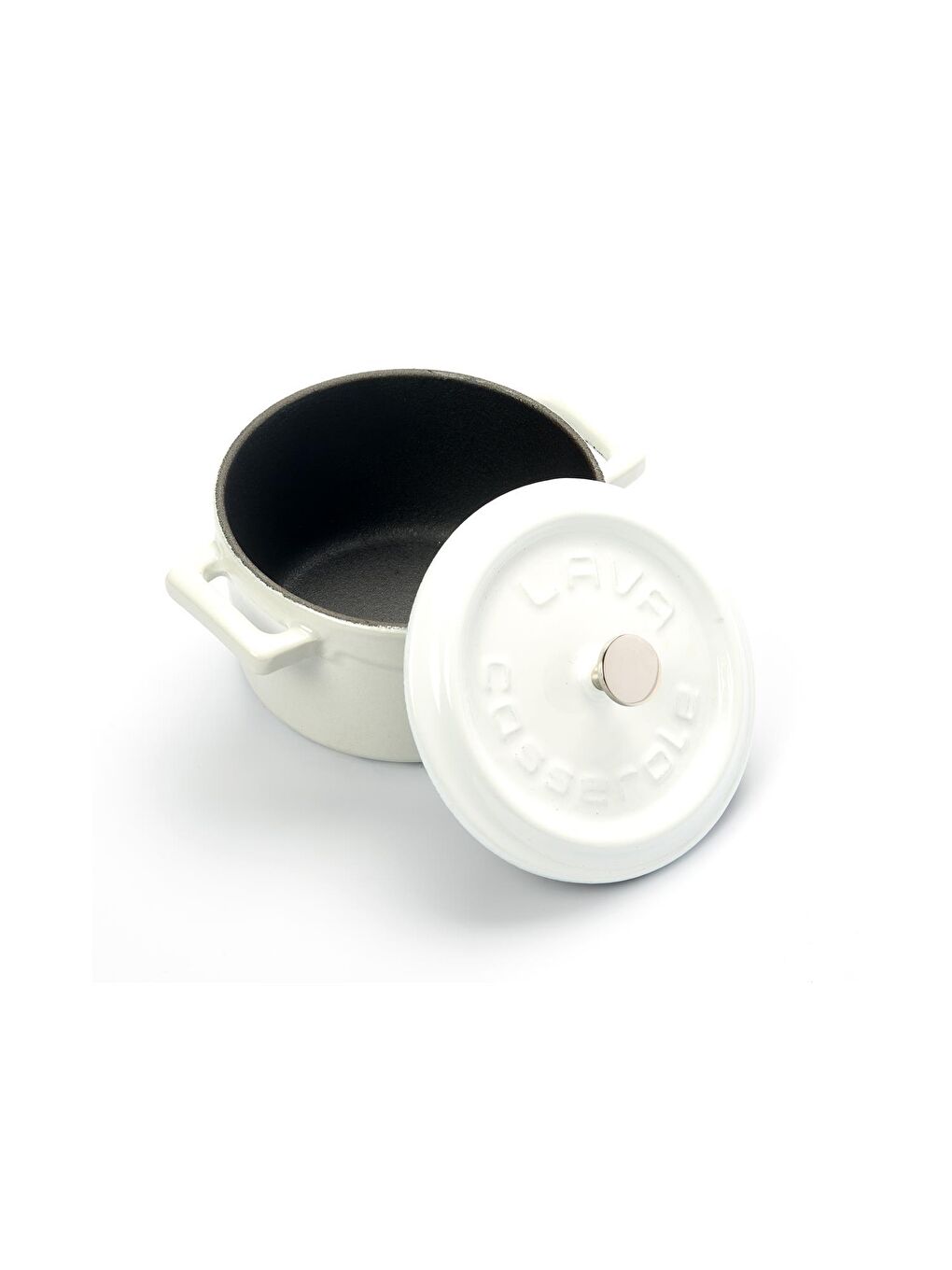 Beyaz Mini Tencere. Trendy Serisi Çap(Ø)10 cm.-1