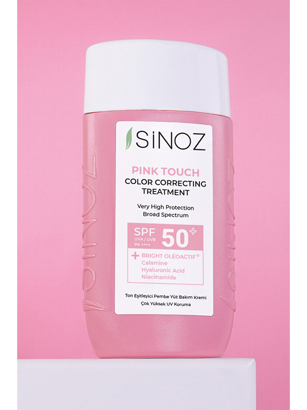 Sinoz Pink Touch Anında Ton Eşitleyici Pembe Yüz Bakım Kremi Spf50 - Mineral Güneş Filtresi 50 Ml - 6