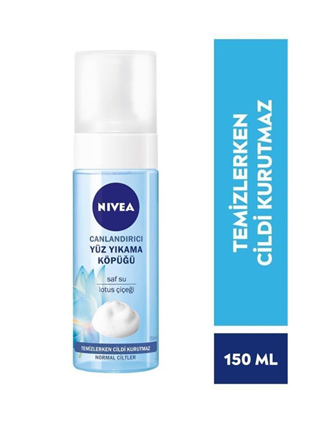 NIVEA Kadın Pump Deodorant Fresh Natural 75ml,yüz Yıkama Köpüğü 150ml, Nemlendirici Krem,dudak Bakım Kremi - 2