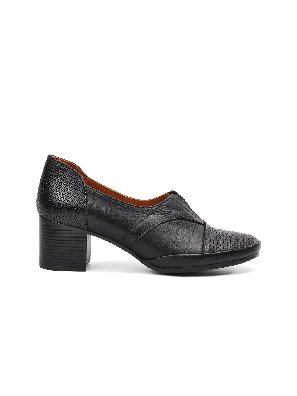 Siyah Hakiki Deri Kadın Klasik Ayakkabı 1911960