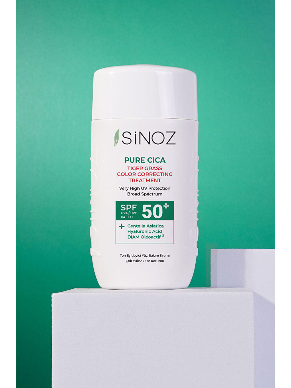 Sinoz Pure Cica Anında Ton Eşitleyici Ve Onarıcı Yüz Bakım Kremi - Yeni Nesil Mineral Güneş Filtresi Spf50 - 7