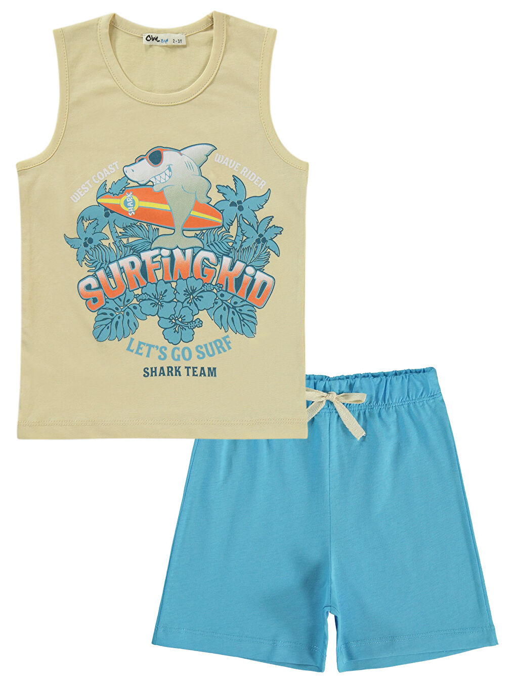 Boys Erkek Çocuk Takım 2-5 Yaş Turkuaz-1