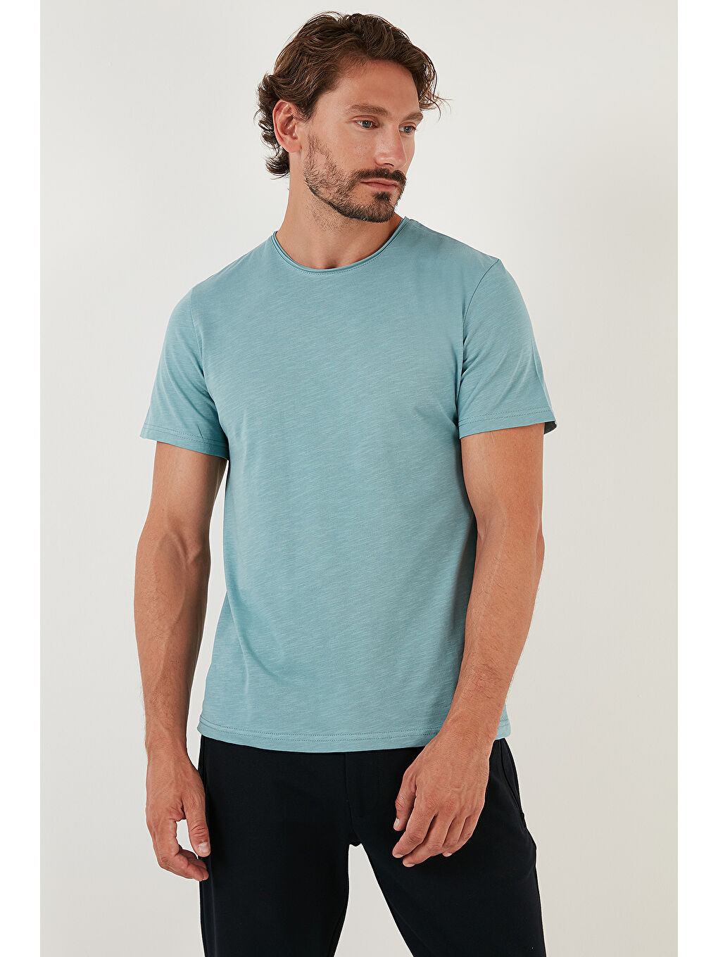 Mavi Bisiklet Yaka %100 Pamuk Slim Fit Basic Tişört 59020001-5