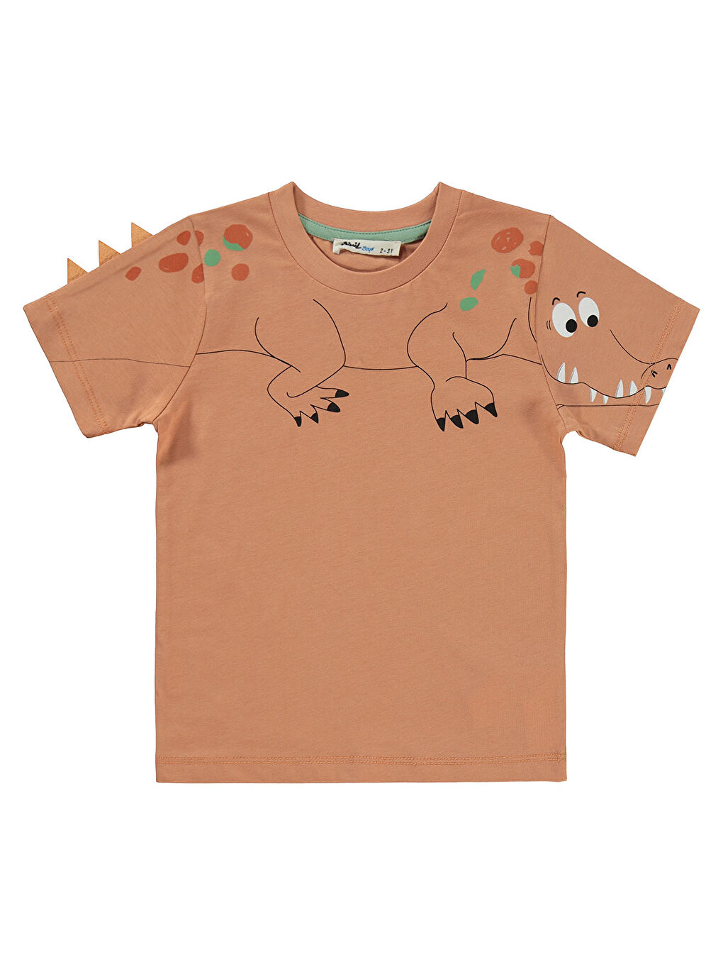 Kahverengi Boys Erkek Çocuk Takım 2-5 Yaş Kiremit-2