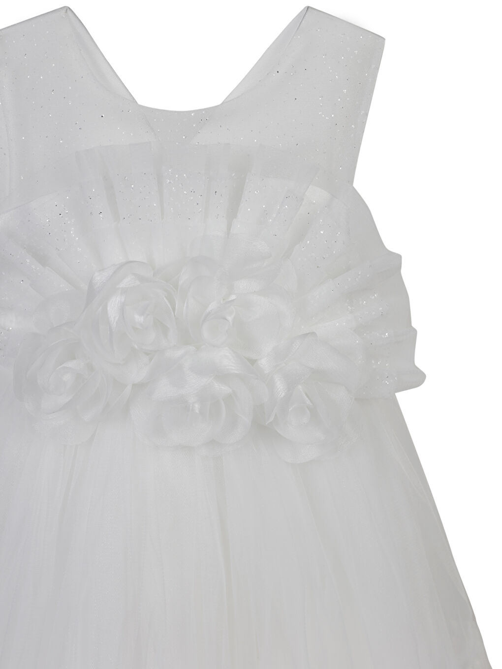 Girls Kız Çocuk Abiye 2-5 Yaş Kırık Beyaz-1