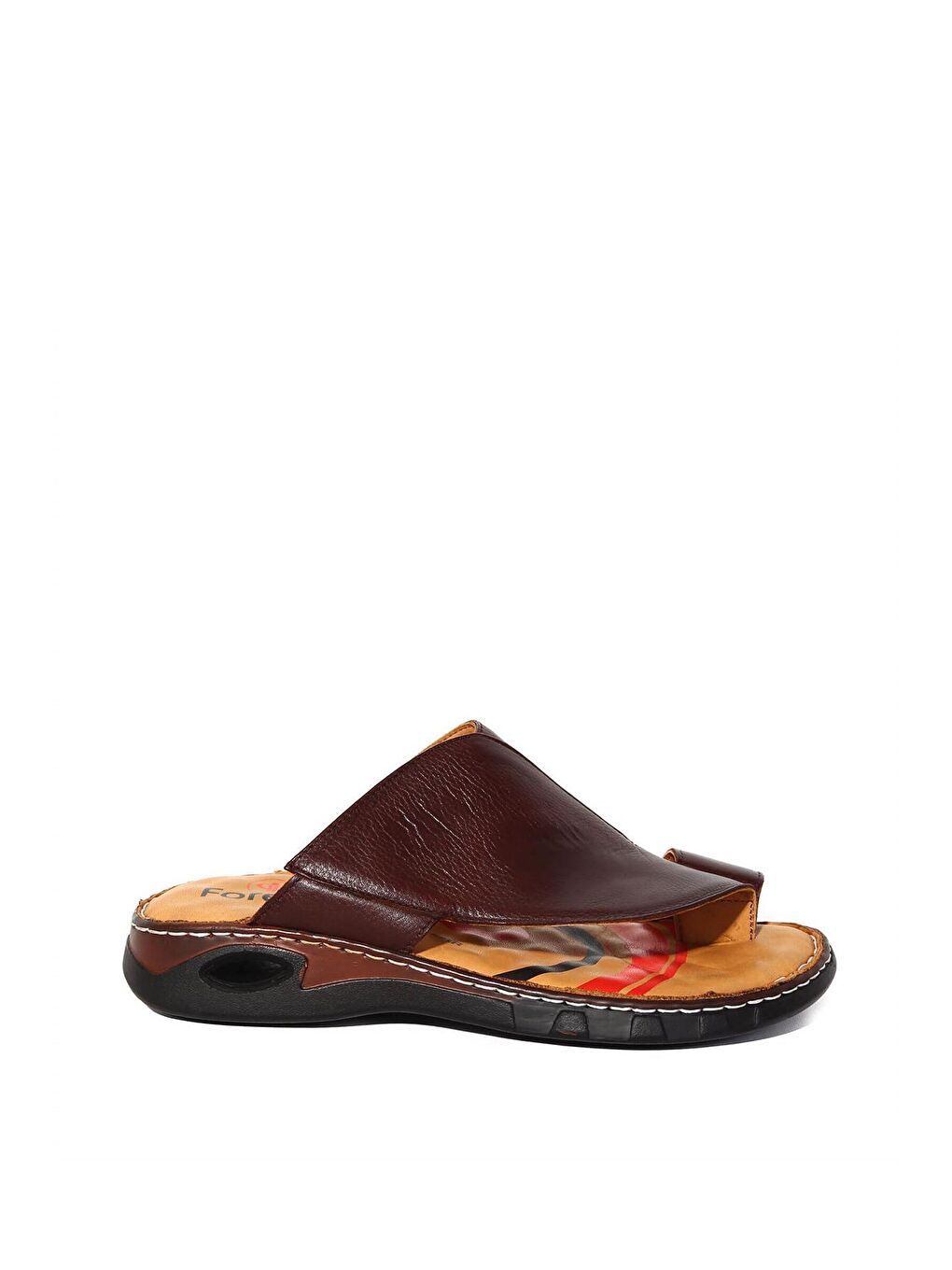 Kahverengi 40517-G Ortopedik Erkek Terlik Kahve-1